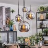 Koyoto Pendellampa, kullampa, Pendellampa Cluster Krom, Rökfärger, 4-ljuskällor