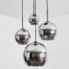 Koyoto Pendellampa, kullampa, Pendellampa Cluster Krom, Rökfärger, 4-ljuskällor