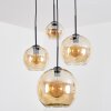 Koyoto kullampa, Pendellampa Cluster Amber, 4-ljuskällor