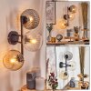 Koyoto kullampa, Vägglampa Amber, Klart, Rökfärger, 3-ljuskällor
