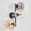 Koyoto kullampa, Vägglampa Amber, Klart, Rökfärger, 3-ljuskällor