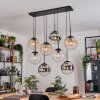 Gastor Pendellampa, kullampa, Pendelbelysning Amber, Krom, Klart, Rökfärger, 8-ljuskällor