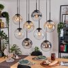 Gastor Pendellampa, kullampa, Pendelbelysning Amber, Klart, Rökfärger, 8-ljuskällor