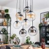 Gastor Pendellampa, kullampa, Pendelbelysning Amber, Klart, Rökfärger, 8-ljuskällor