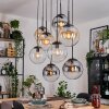 Gastor Pendellampa, kullampa, Pendelbelysning Amber, Klart, Rökfärger, 8-ljuskällor
