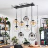 Gastor Pendellampa, kullampa, Pendelbelysning Amber, Klart, Rökfärger, 8-ljuskällor