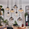 Gastor Pendellampa, kullampa, Pendelbelysning Amber, Klart, Rökfärger, 8-ljuskällor