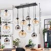 Gastor Pendellampa, kullampa, Pendelbelysning Amber, Krom, Klart, Rökfärger, 8-ljuskällor