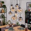 Gastor Pendellampa, kullampa, Pendelbelysning Amber, Klart, Rökfärger, 8-ljuskällor