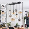Gastor Pendellampa, kullampa, Pendelbelysning Amber, Klart, Rökfärger, 8-ljuskällor