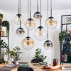 Gastor Pendellampa, kullampa, Pendelbelysning Amber, Klart, Rökfärger, 8-ljuskällor