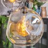 Koyoto Pendellampa, kullampa, Pendellampa Cluster Amber, Krom, Klart, Rökfärger, 4-ljuskällor