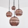 Koyoto Pendellampa, kullampa, Pendellampa Cluster Kopparfärg, 4-ljuskällor