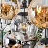 Gastor Pendellampa, kullampa, Pendelbelysning Amber, Krom, Klart, Rökfärger, 8-ljuskällor