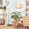 Sabadim Golvlampa Nickel matt, Svart, 1-ljuskällor