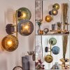 Koyoto kullampa, Vägglampa Guld, Svart, 3-ljuskällor