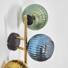 Koyoto kullampa, Vägglampa Guld, Svart, 3-ljuskällor