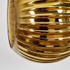 Koyoto kullampa, Vägglampa Guld, Svart, 3-ljuskällor