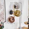 Ripoll kullampa, Vägglampa Guld, Svart, 3-ljuskällor