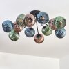Koyoto Taklampa, kullampa 89 cm Blå, Grön, Kopparfärg, 12-ljuskällor