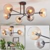 Koyoto Taklampa, kullampa 80 cm Amber, Klart, Rökfärger, 6-ljuskällor