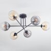 Koyoto Taklampa, kullampa 80 cm Amber, Klart, Rökfärger, 6-ljuskällor