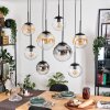 Gastor Pendellampa, kullampa, Pendelbelysning Amber, Klart, Rökfärger, 8-ljuskällor