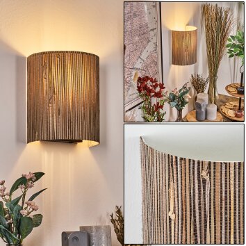 Viadores Up & Down Lampa, Vägglampa Svart, Vit, 1-ljuskällor