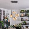 Ripoll kullampa, Pendellampa Cluster Amber, Klart, 4-ljuskällor