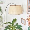 Sabadim Golvlampa Nickel matt, Svart, 1-ljuskällor