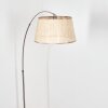 Sabadim Golvlampa Nickel matt, Svart, 1-ljuskällor