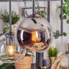 Koyoto Pendellampa, kullampa, Pendelbelysning Amber, Krom, Klart, Rökfärger, 6-ljuskällor