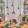 Koyoto Pendellampa, kullampa, Pendelbelysning Amber, Klart, Rökfärger, 6-ljuskällor