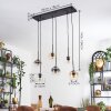 Koyoto Pendellampa, kullampa, Pendelbelysning Amber, Klart, Rökfärger, 6-ljuskällor
