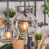 Koyoto Pendellampa, kullampa, Pendelbelysning Amber, Klart, Rökfärger, 6-ljuskällor