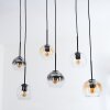 Koyoto Pendellampa, kullampa, Pendelbelysning Amber, Klart, Rökfärger, 6-ljuskällor