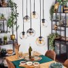 Koyoto Pendellampa, kullampa, Pendelbelysning Amber, Klart, Rökfärger, 6-ljuskällor