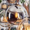Koyoto Pendellampa, kullampa, Pendelbelysning Amber, Krom, Klart, Rökfärger, 6-ljuskällor