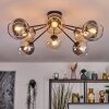 Koyoto Taklampa, kullampa 85 cm Amber, Klart, Rökfärger, 8-ljuskällor