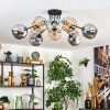 Ripoll Taklampa, kullampa Amber, Klart, Rökfärger, 10-ljuskällor