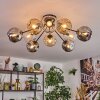 Ripoll Taklampa, kullampa Amber, Klart, Rökfärger, 10-ljuskällor