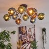 Ripoll Taklampa, kullampa Blå, Grön, Kopparfärg, 12-ljuskällor