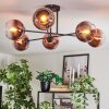 Koyoto Taklampa, kullampa 78 cm Klart, Kopparfärg, 6-ljuskällor