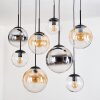 Gastor Pendellampa, kullampa, Pendelbelysning Amber, Krom, Klart, Rökfärger, 8-ljuskällor