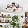 Ripoll Taklampa, kullampa Amber, Klart, Rökfärger, 8-ljuskällor