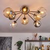Ripoll Taklampa, kullampa Amber, Klart, Rökfärger, 8-ljuskällor