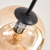 Koyoto Taklampa, kullampa 81 cm Amber, Klart, Rökfärger, 10-ljuskällor