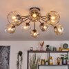 Ripoll Taklampa, kullampa Amber, Klart, Rökfärger, 10-ljuskällor