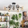 Ripoll Taklampa, kullampa Amber, Klart, Rökfärger, 10-ljuskällor