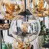 Gastor Pendellampa, kullampa, Pendelbelysning Amber, Krom, Klart, Rökfärger, 8-ljuskällor